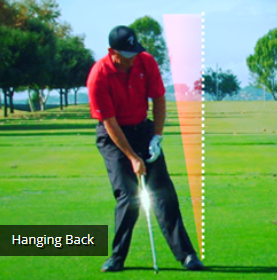 골프 Hanging Back 동작