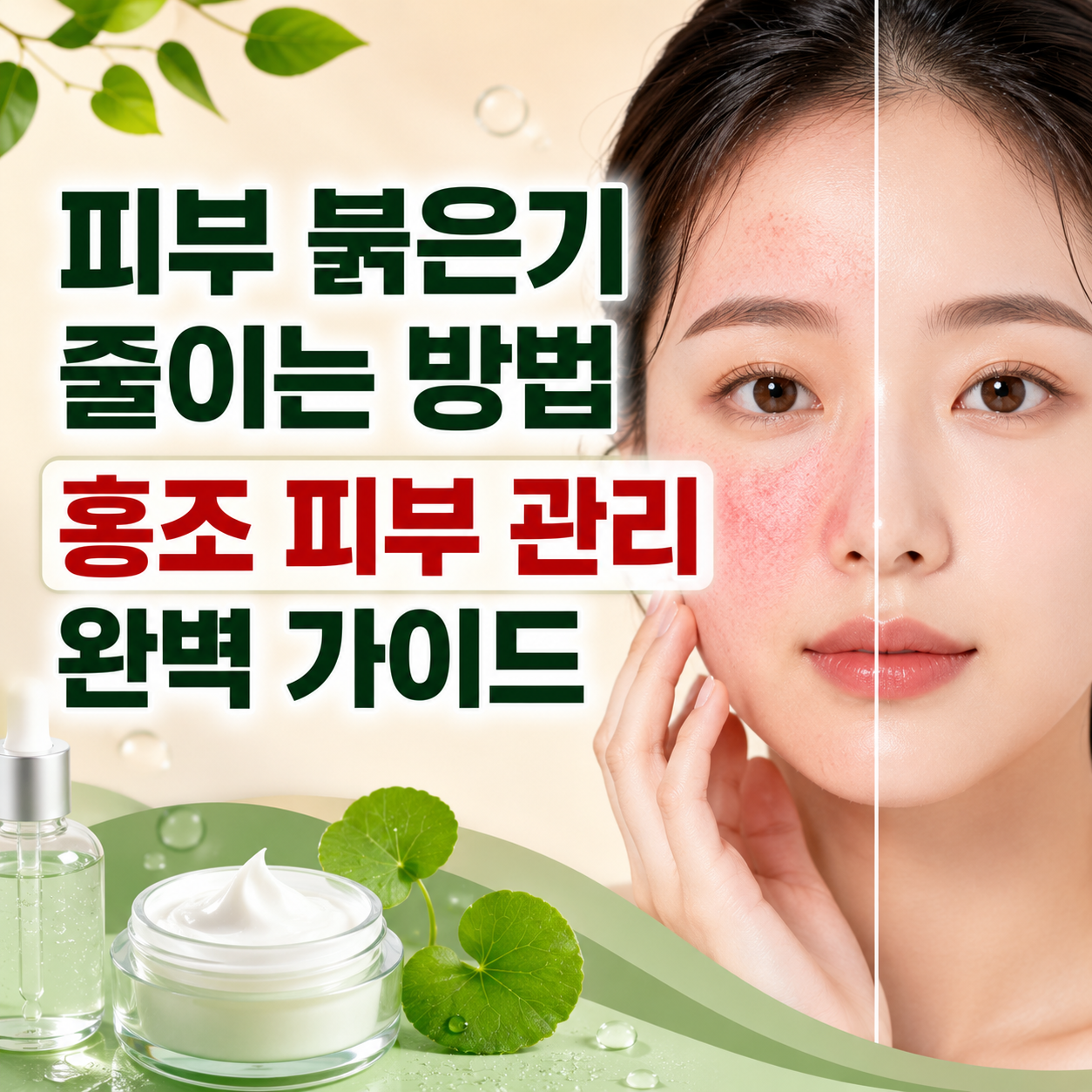 피부 붉은기 줄이는 방법