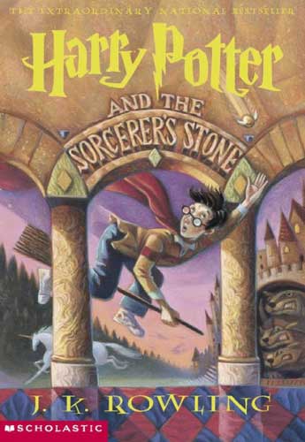 Harry Potter and the Sorcerer's Stone 책 표지