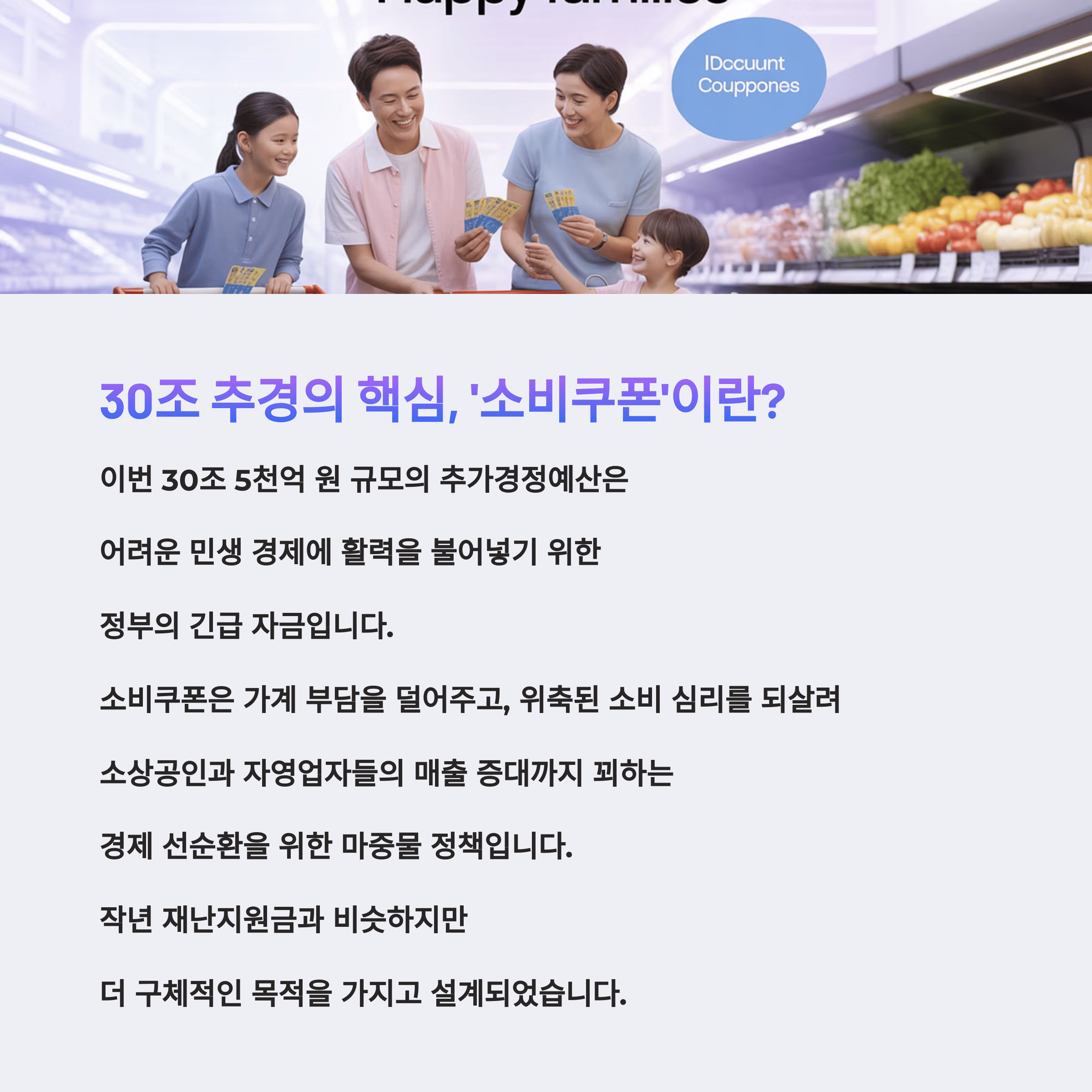 민생회복 지원금 소비쿠폰