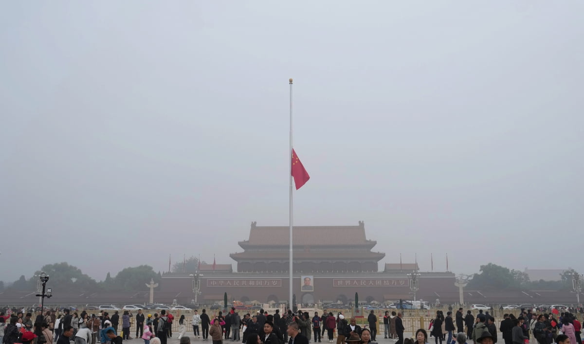 중국 베이징 천안문 광장.