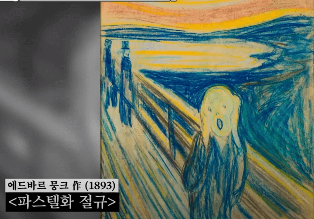 뭉크<파스텔화 절규>