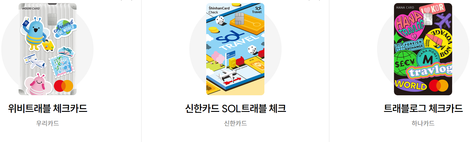 해외여행 카드 추천 7가지 비교 총정리