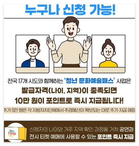 청년문화예술패스(@대한민국 정책브리핑)