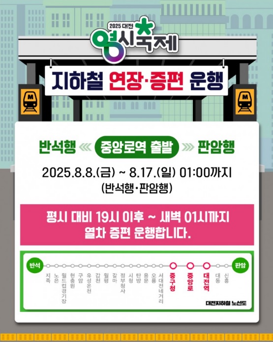 대전 0시 축제