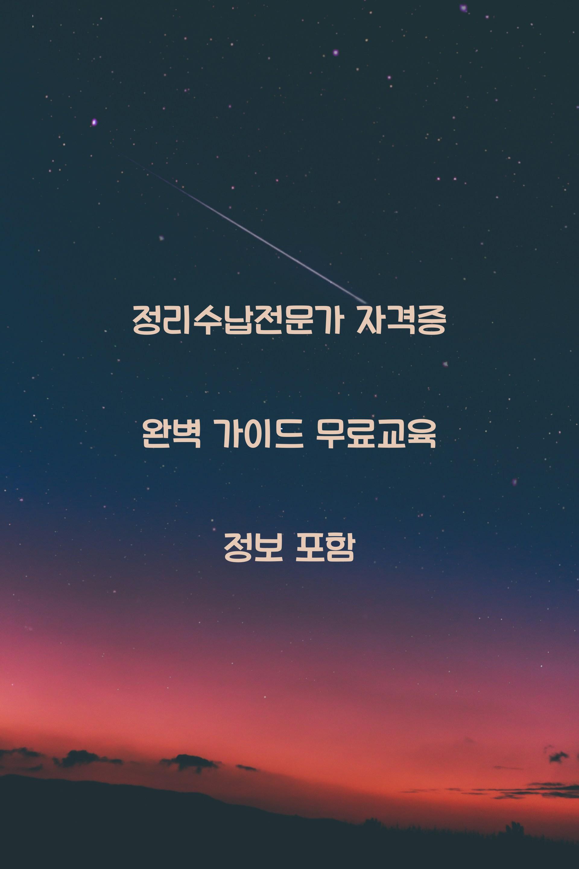 정리수납전문가