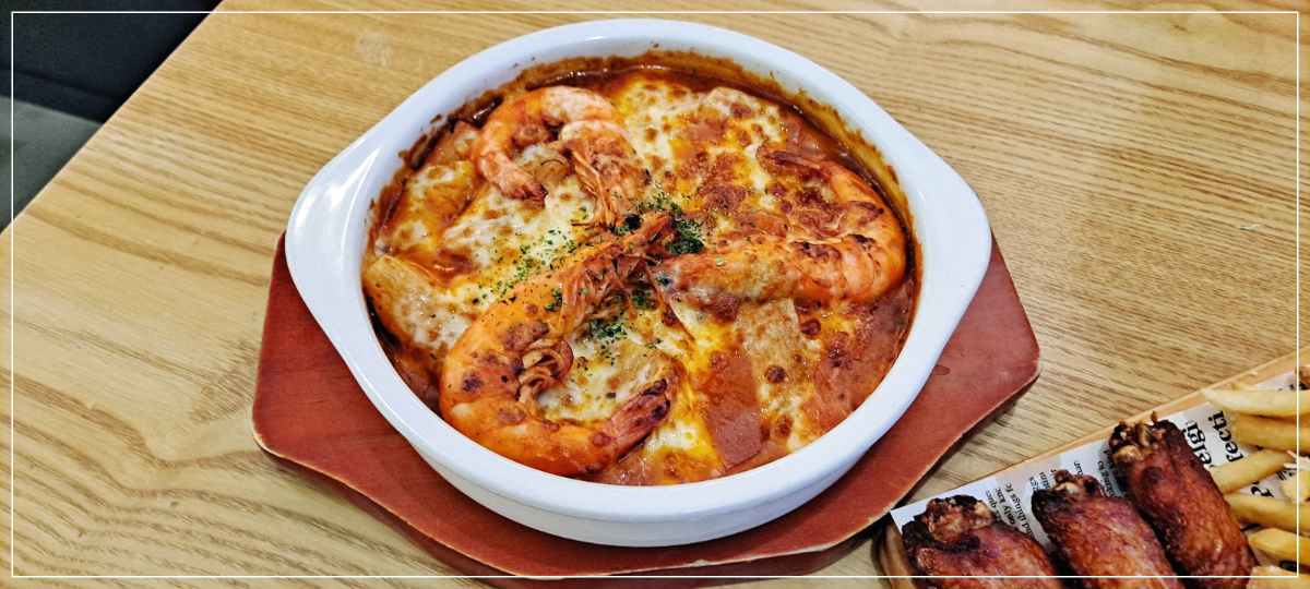 치즈-오븐-감베리-리가토니-파스타