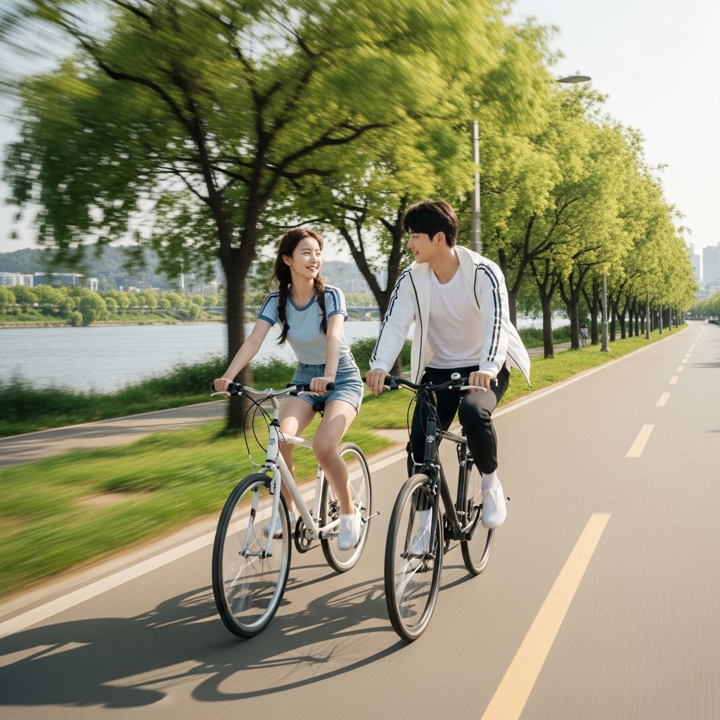 액티비티: 따릉이&middot;보트&middot;산책 루트