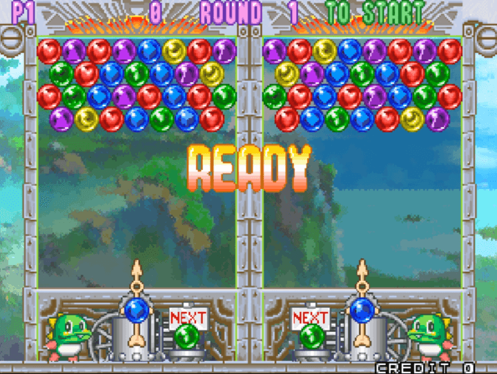 퍼즐버블3-오락실게임-시작-화면