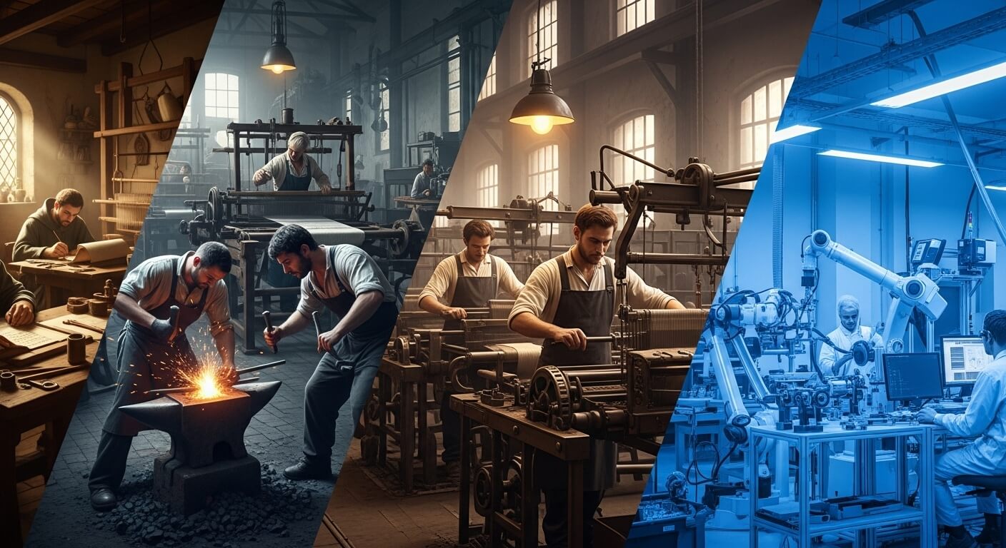 역사 속에서 직업이 사라지는 과정 관련 사진