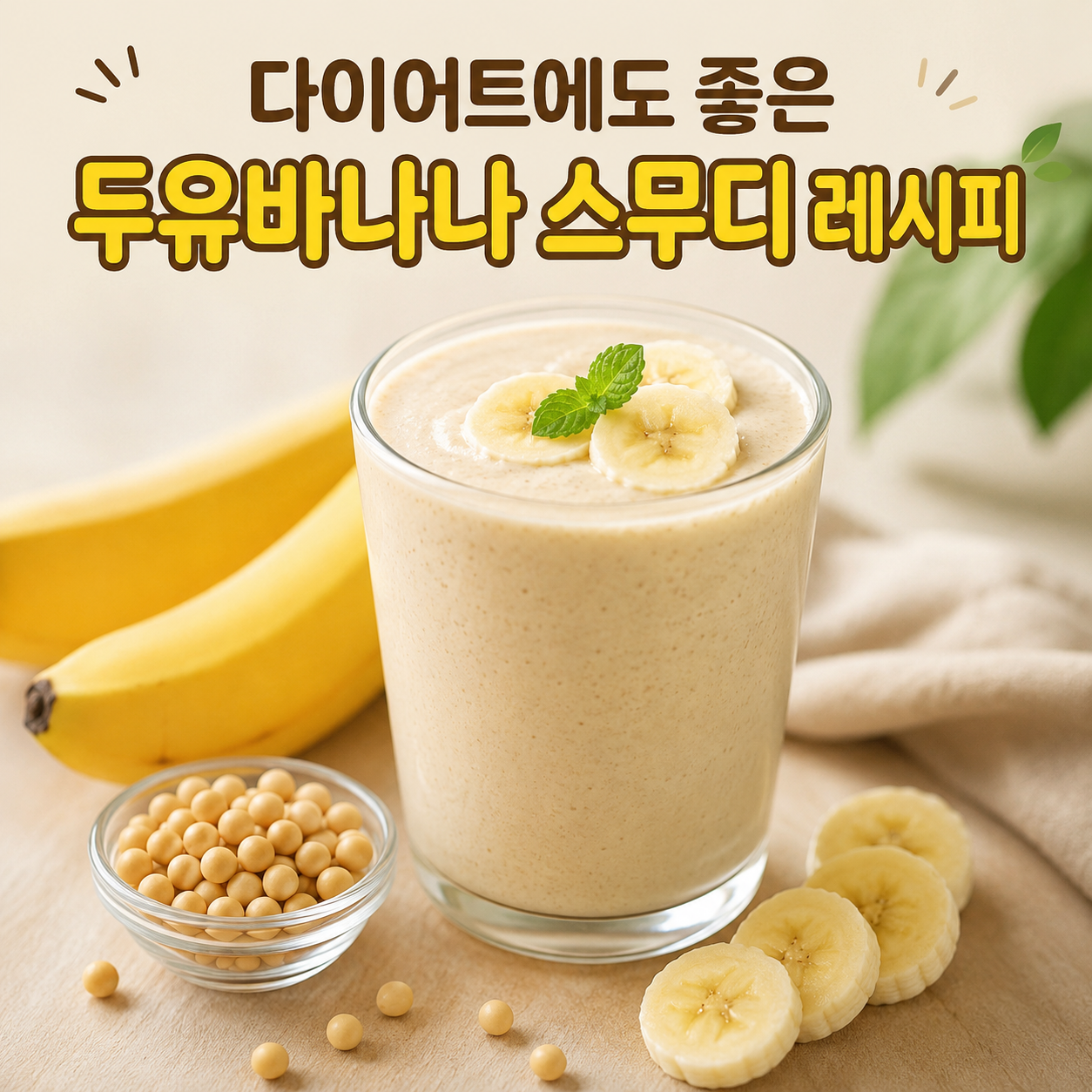 두유와 바나나