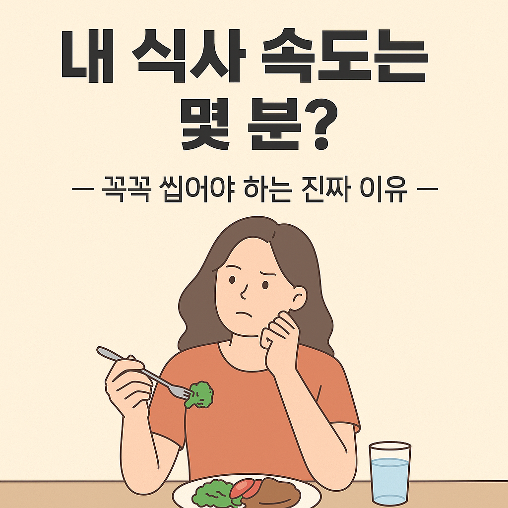 내 식사 속도는 몇 분?
