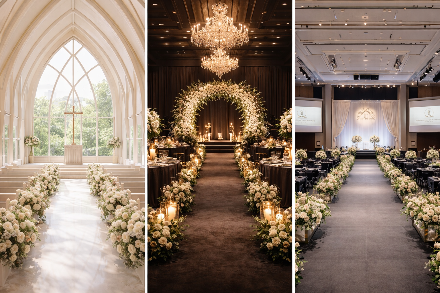 채플 호텔 컨벤션 웨딩홀 비교