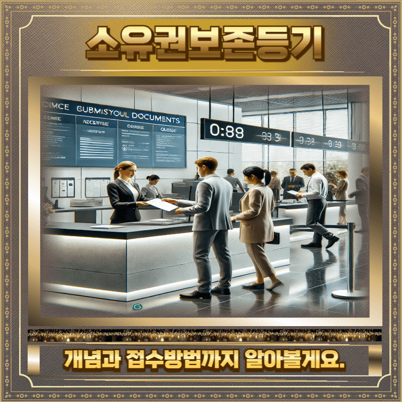 소유권보존등기 접수