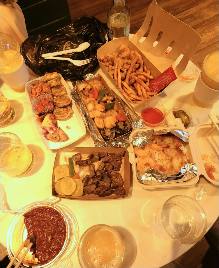 수목원길야시장-먹거리