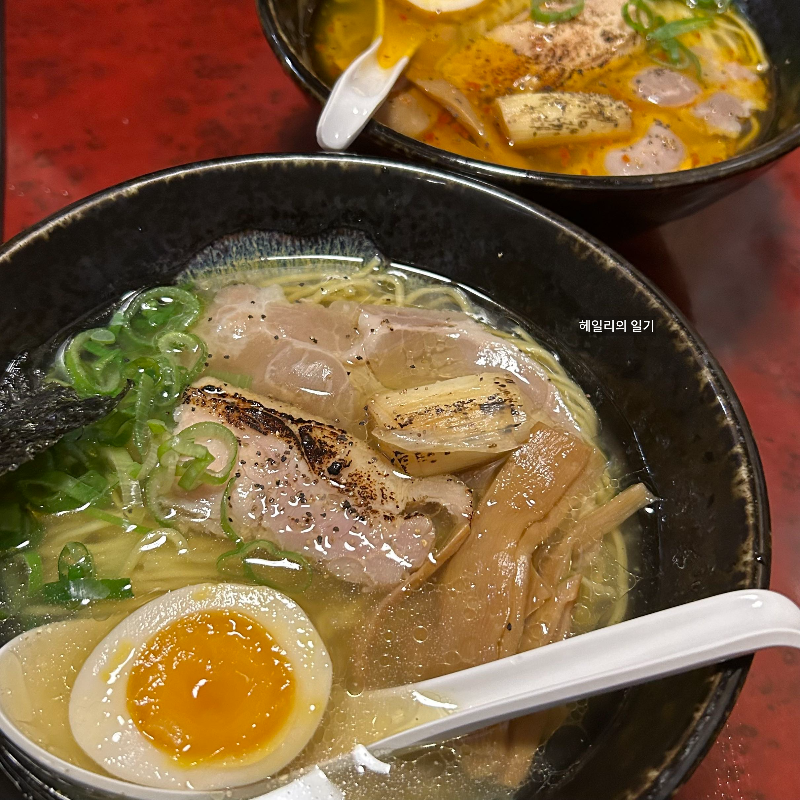시오라멘 근접샷