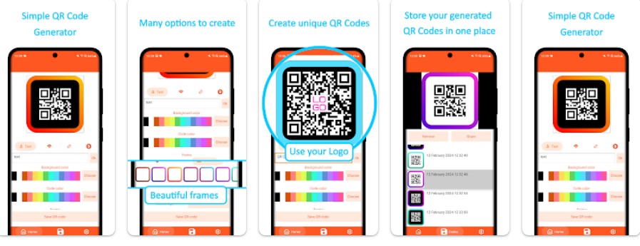 QR 작성자앱 기능