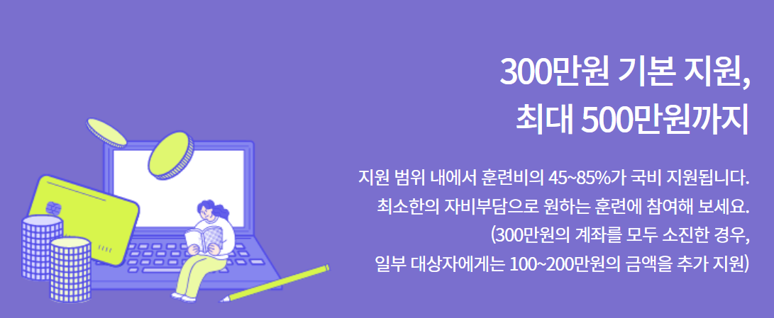 국민내일배움카드-지원금