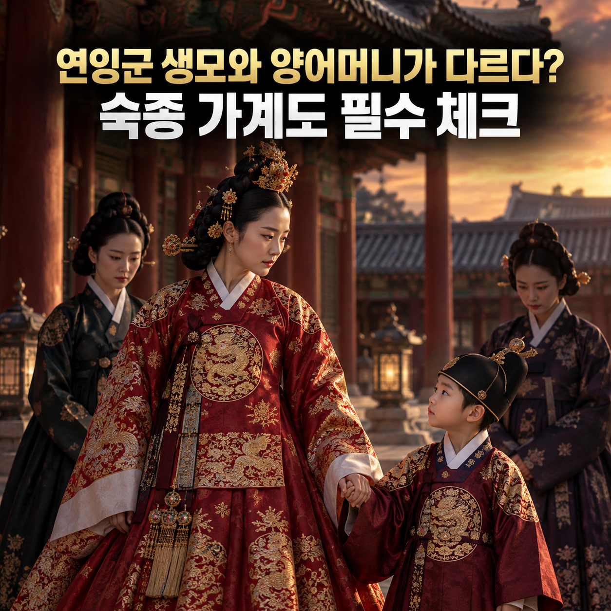 연잉군 생모와 양어머니가 다르다? 숙종 가계도 필수 체크