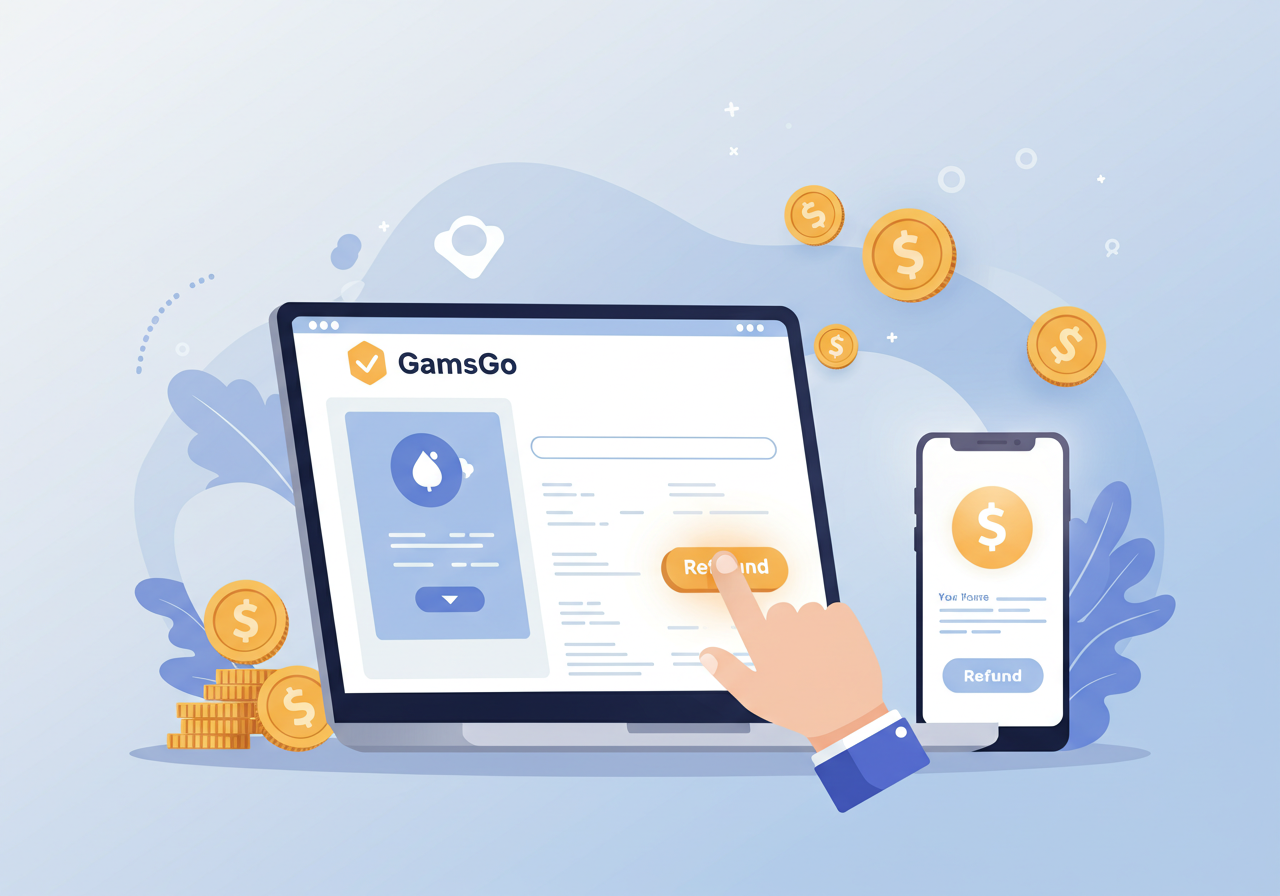 겜스고(GamsGo) 환불, 복잡할까 걱정 마세요! 쉽고 빠르게 받는 방법