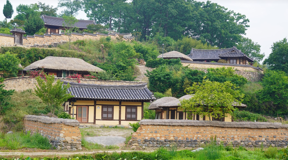 경주 한옥마을의 모습