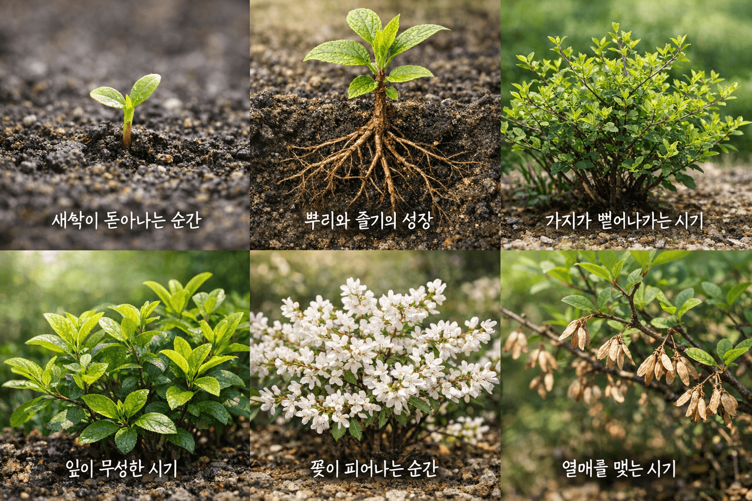 미선나무 실제 사진으로 보는 성장 과정