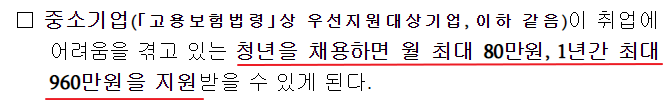 지원금액 및 규모