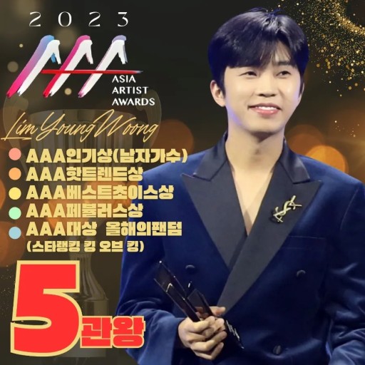 임영웅 5관왕