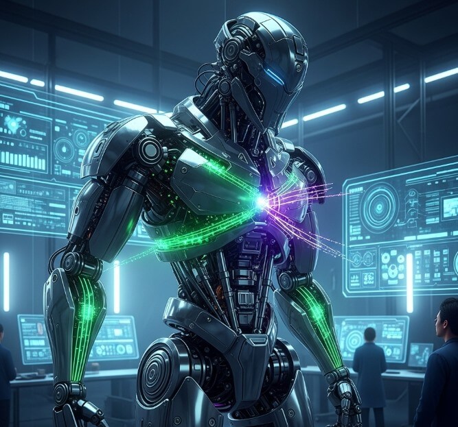 로봇공학에 적용되는 자기치유 소재