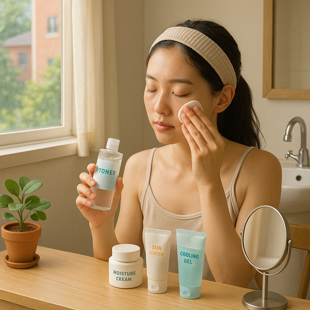 자취생 여름철 피부 사진