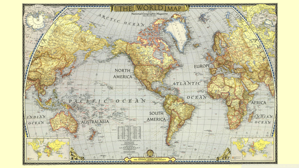 the national giograpic world map, 내셔널지오그래픽 창간호 지도