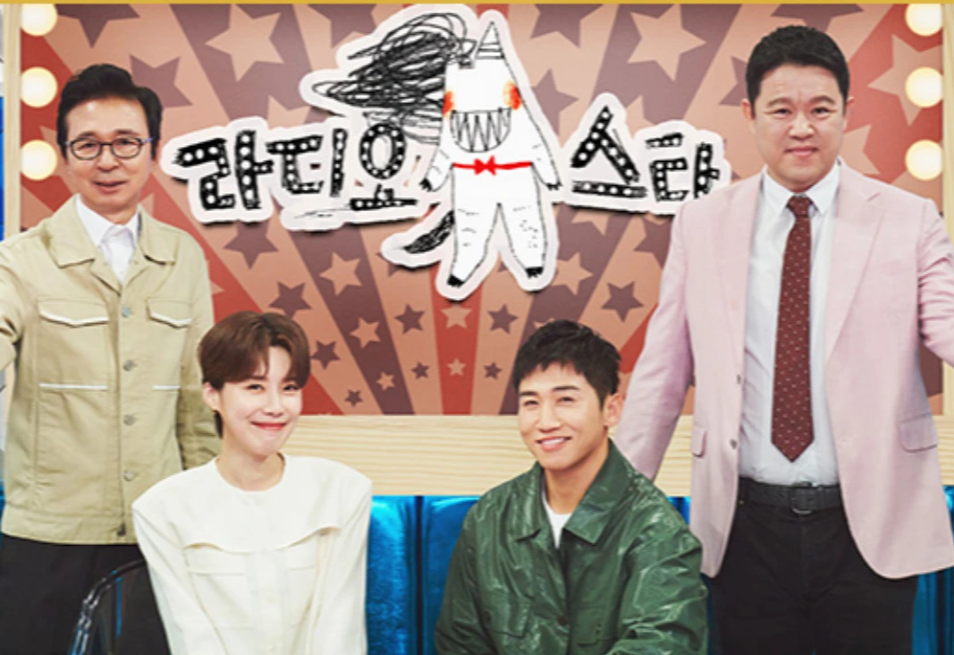 라디오스타 MC-왼쪽부터 김국진&#44; 장도연&#44; 유세윤&#44; 김구라(출처-공식 홈페이지)