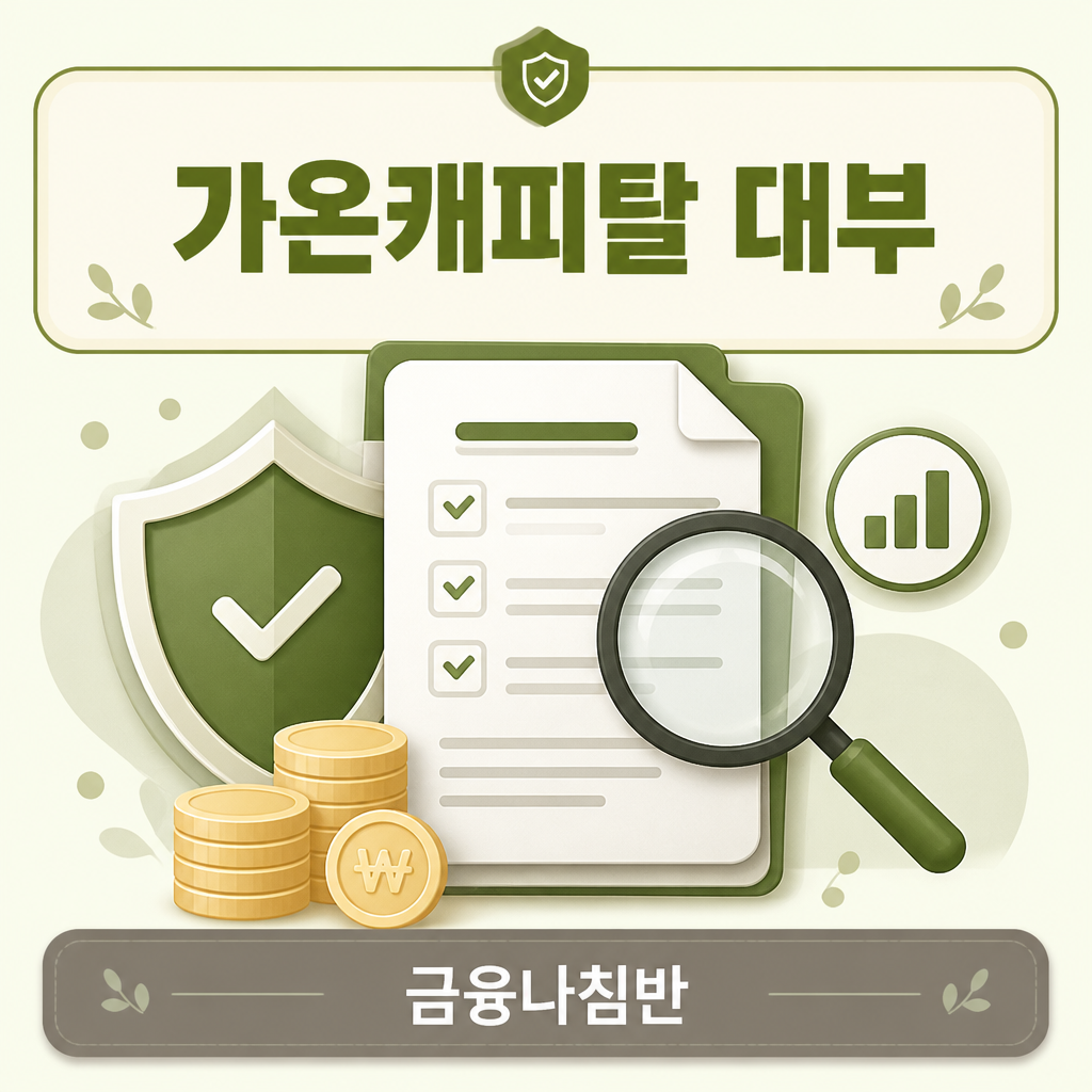 가온캐피탈 대부