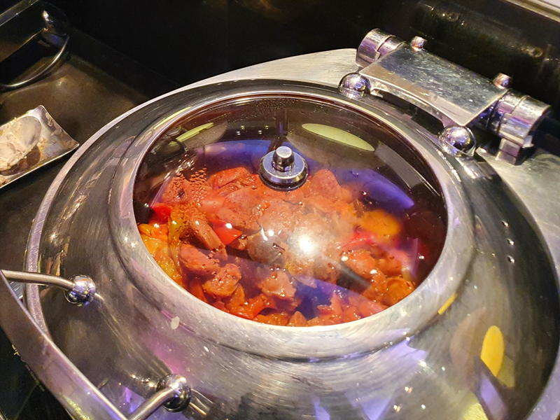 소세지-야채볶음