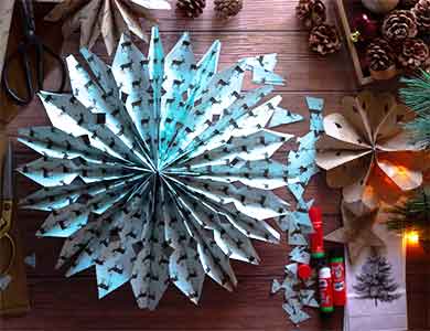 DIY-종이접기-크리스마스-트리-장식