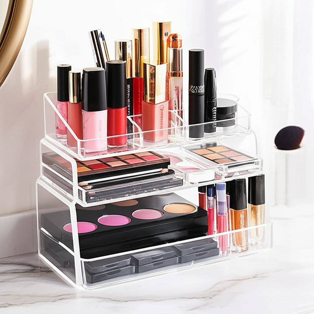 화장대 정리 고민 끝! 다이소 화장품