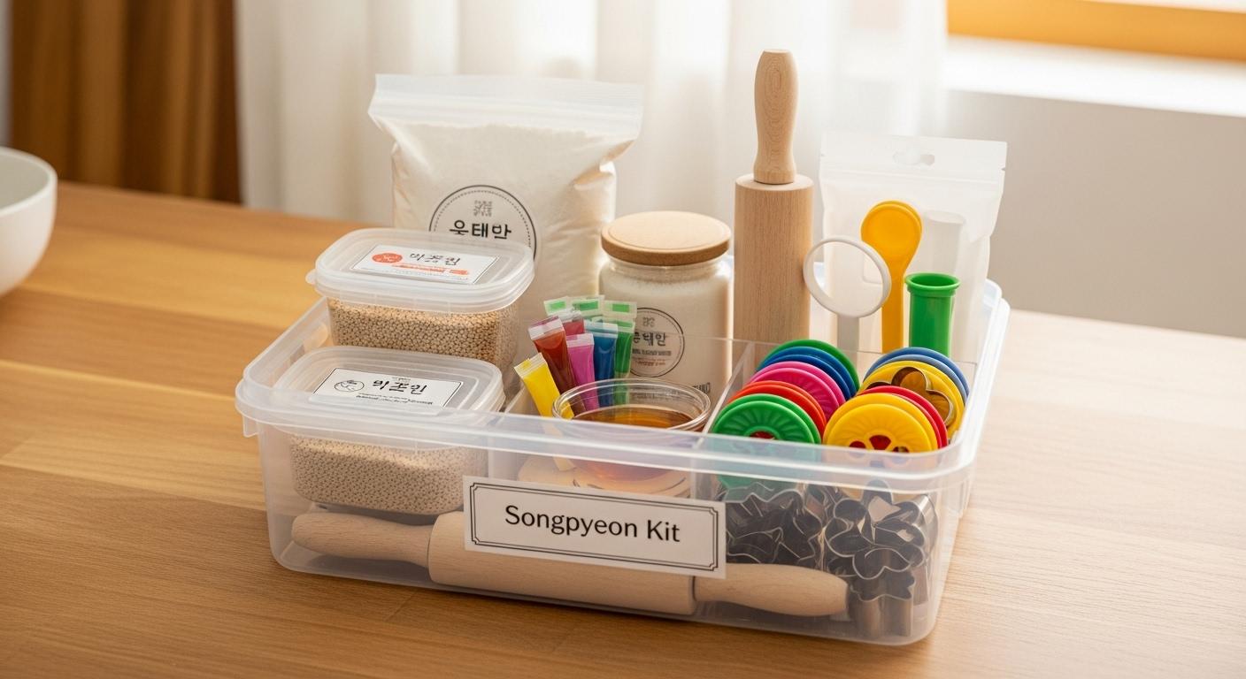 송편만들기 키트 보관