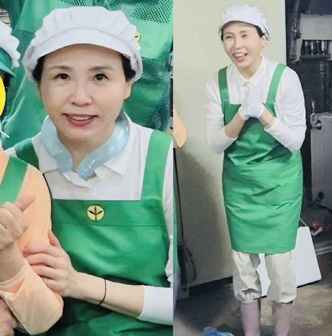 김혜경 여사 수해현장 비공개 방문 ❘ 김혜경 여사 가평 수해 복구 장병에 오이냉국 배식 봉사