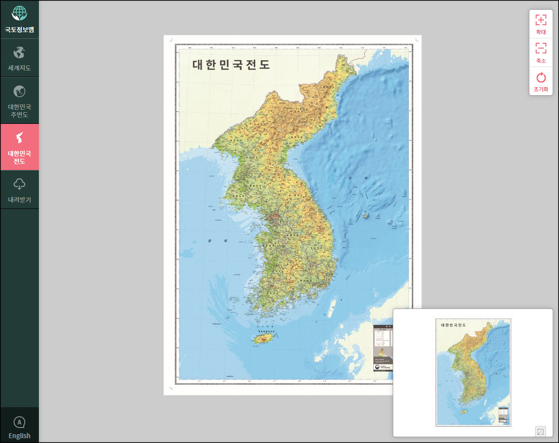 우리나라-지도보기-크게보기-상세보기