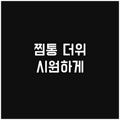 찜통 더위 탈출! 자동차 실내 온도 ..