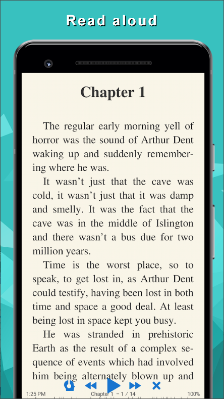 책 읽어주는 어플, 책을 소리 내어 읽기