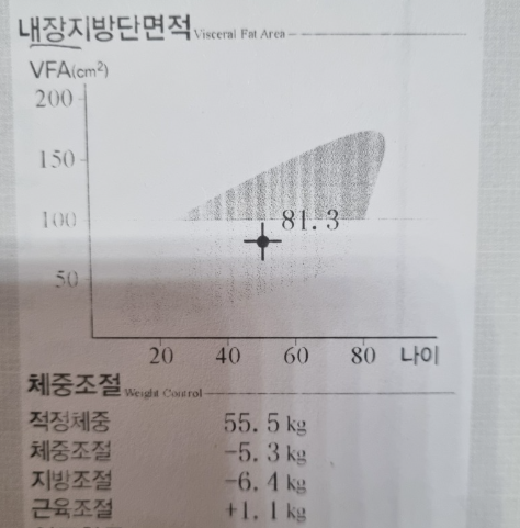4주간 인바디 변화 요약