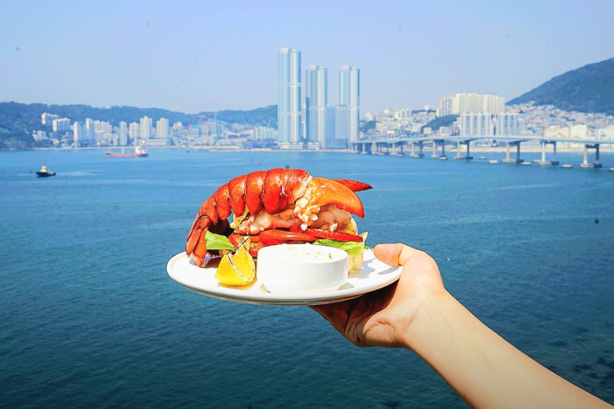 에테르: 영도 절벽 위의 압도적인 수평선