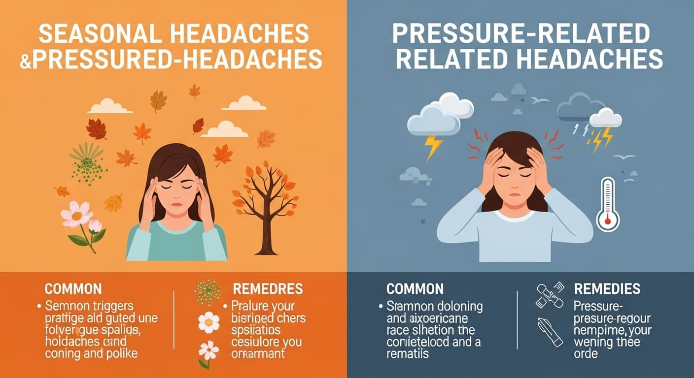 환절기 두통, 기압 변화에 따른 두통 대처법: 지끈거리는 머리, 이제 그만