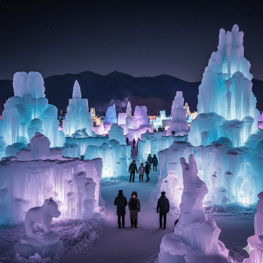 얼음 왕국으로의 초대, 칠갑산 얼음분수 축제