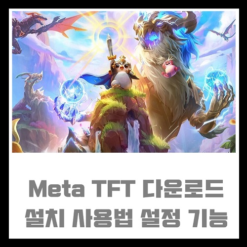 MetaTFT 메타 tft 다운로드 설치 사용법 설정 기능
