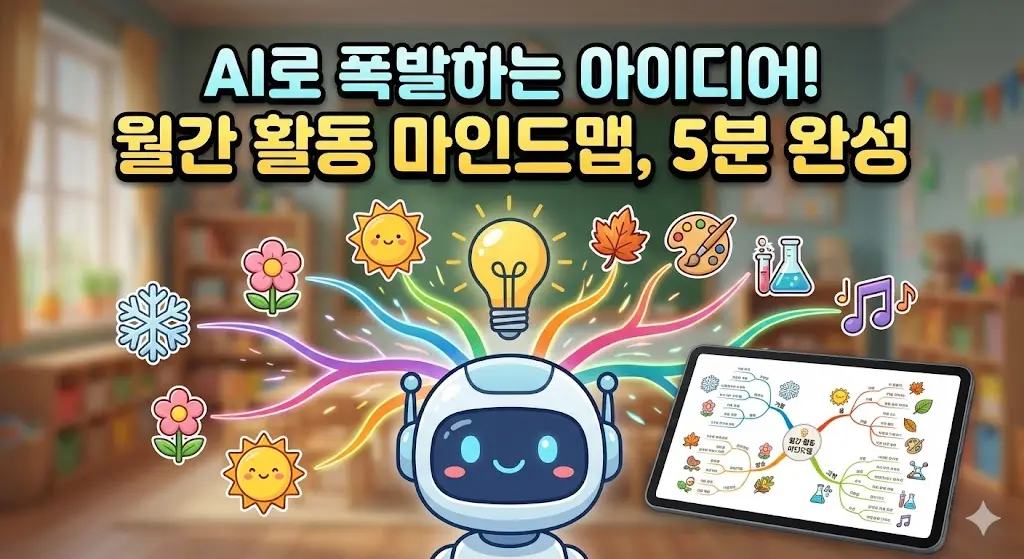 월간 주제별 세부 활동 브레인스토밍 마인드맵