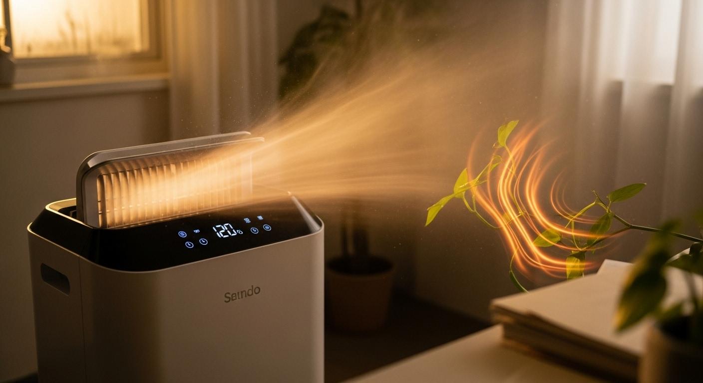 제습기 뜨거운 바람