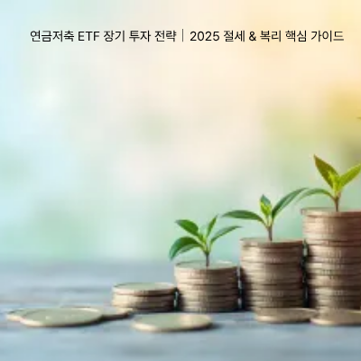 11편. 연금저축 ETF 장기 투자 전략｜2025 절세 &amp; 복리 핵심 가이드