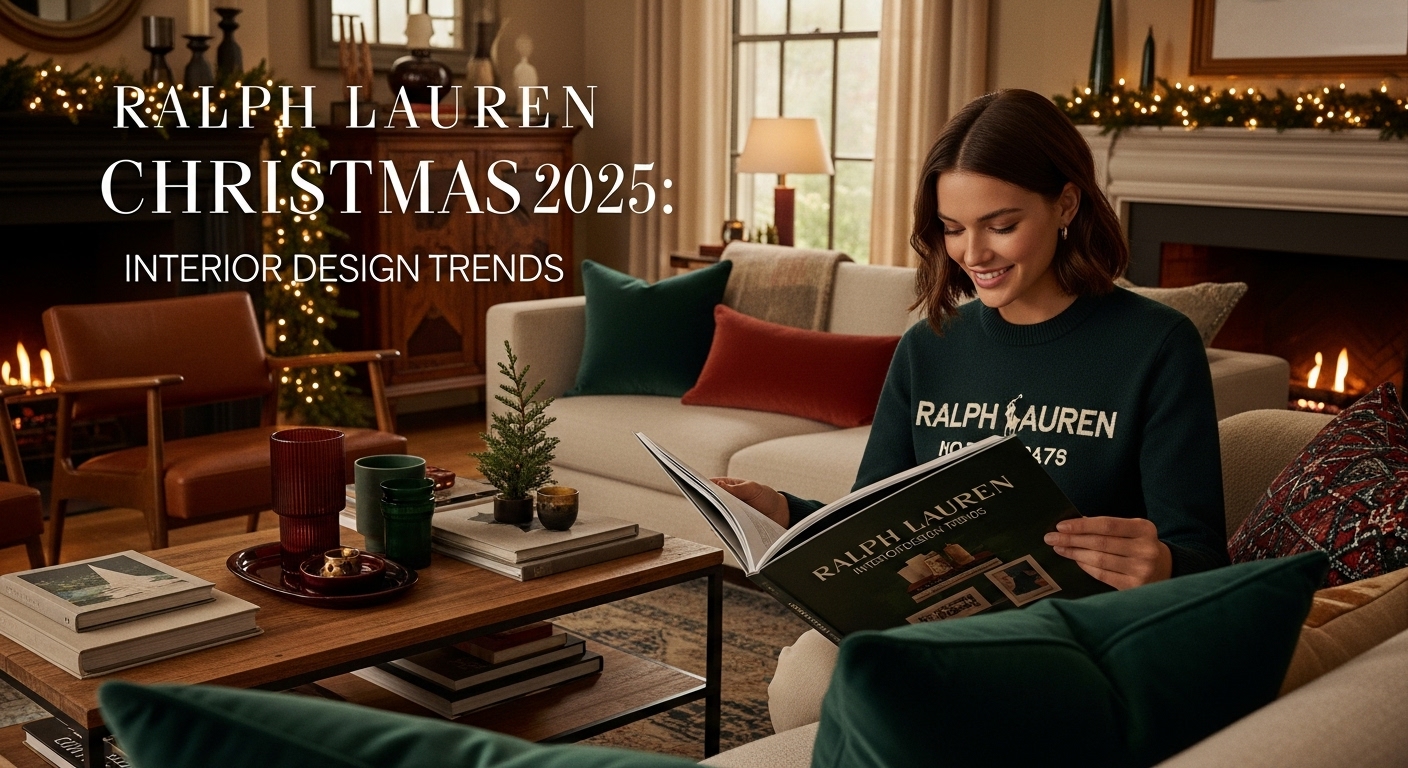 Z세대가 열광하는 '랄프 로렌 크리스마스', 2025년 인테리어 트렌드 완벽 분석